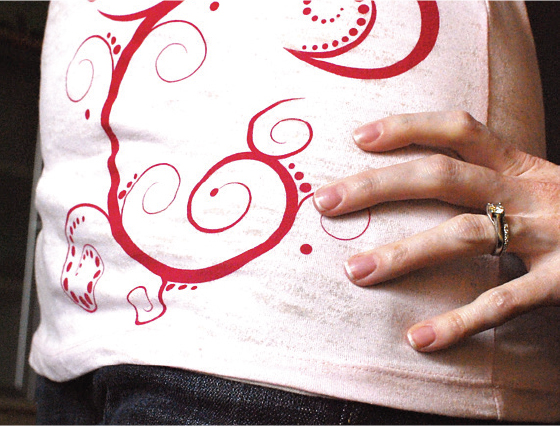 Ravelry Swirl Tee