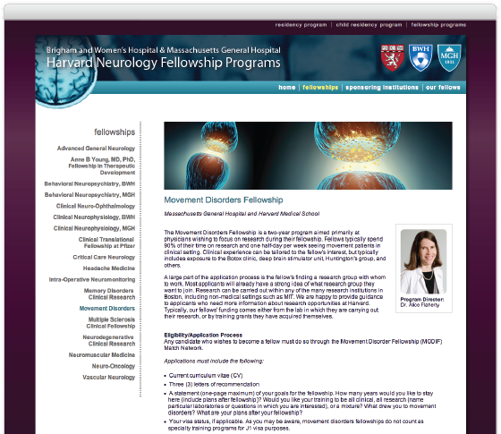 Brigham and Women's Hospital & Massachusetts General Hospital's Harvard Neurology Fellowship Programs