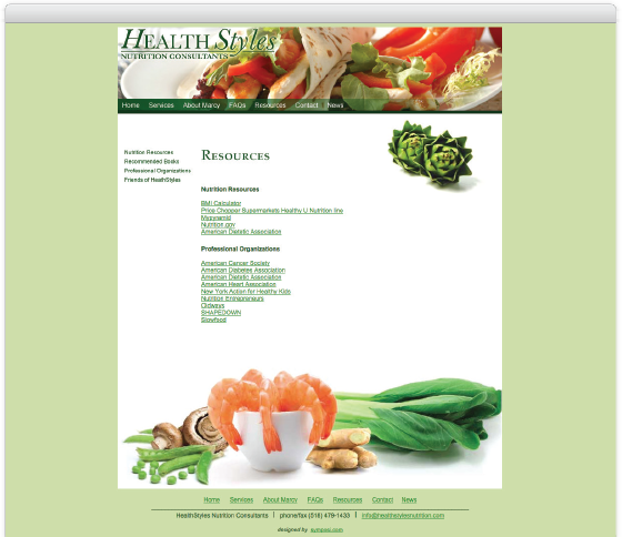 HealthStyles Nutrition, resource